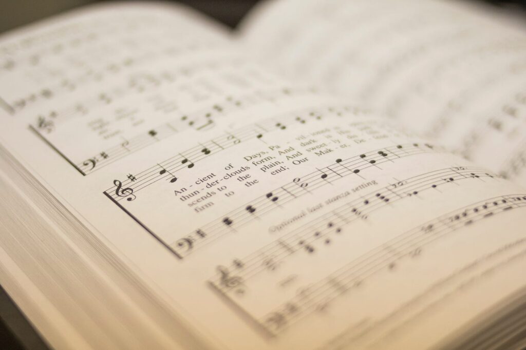 ancient music notes